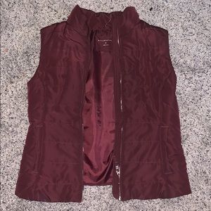Burgundy Aeropostale vest